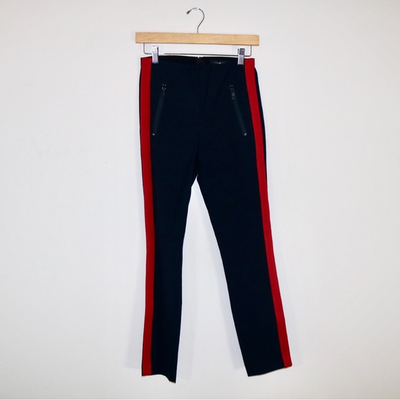 Rag & Bone Simone Pants in Equestrian Stretch in Navy - Picture 3 of 11